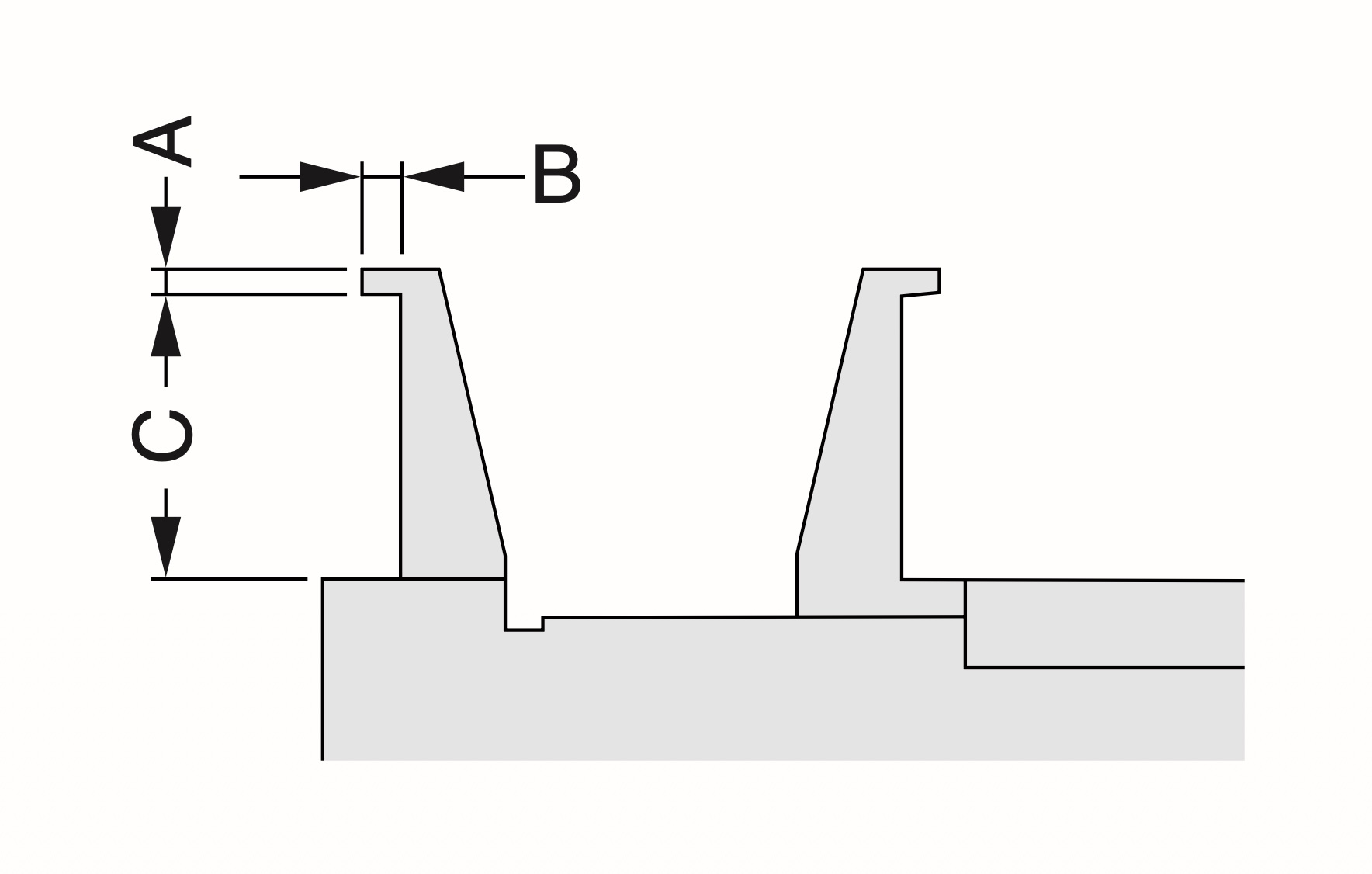 Analogt invändigt skjutmått 20-160mm