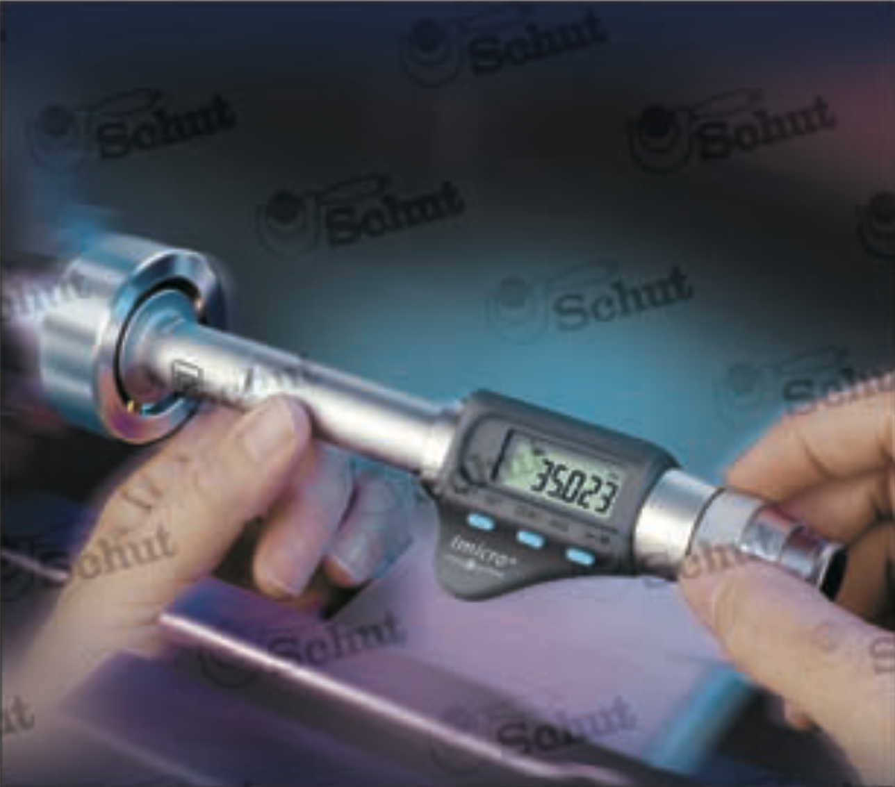 TESA Imicro Digital Capa invändig trepunktsmikrometer för Holtest, Ø35–40 mm