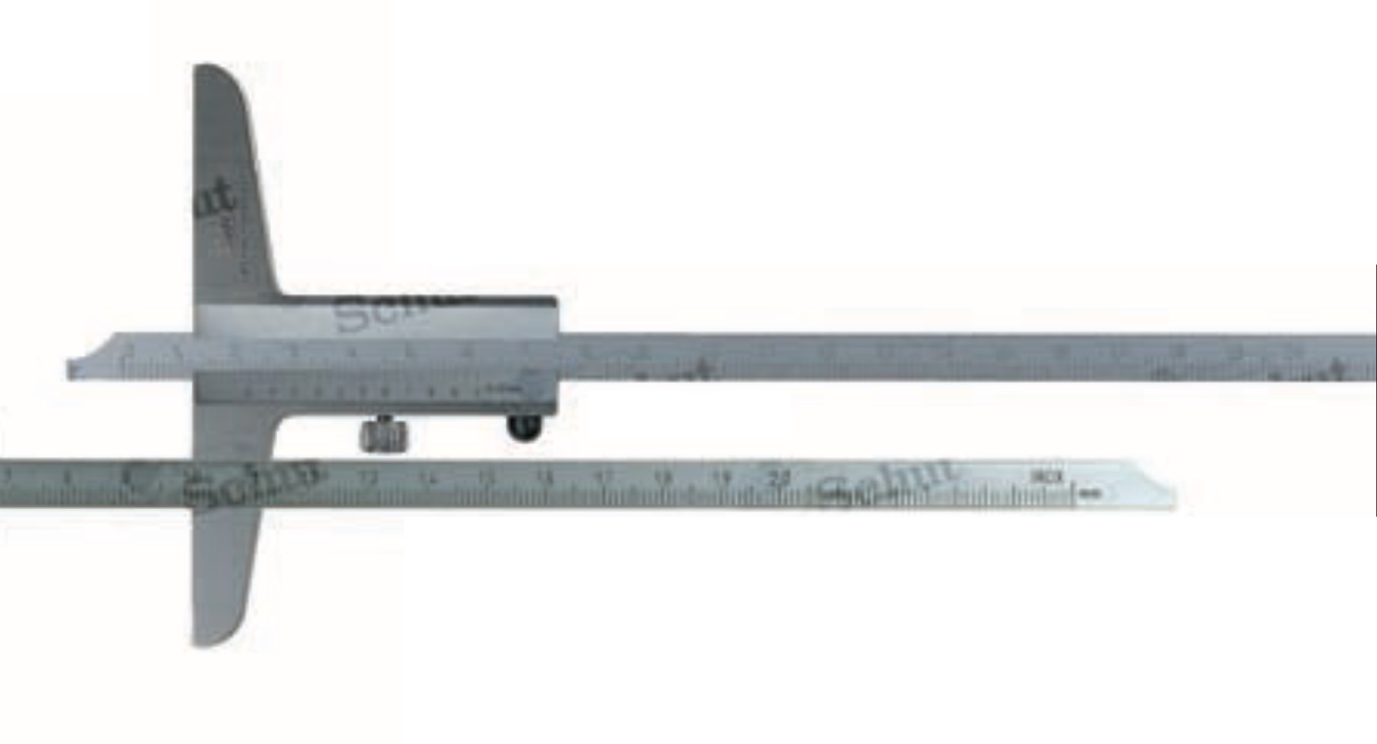 Analogt djupskjutmått 0-200 mm/L=100