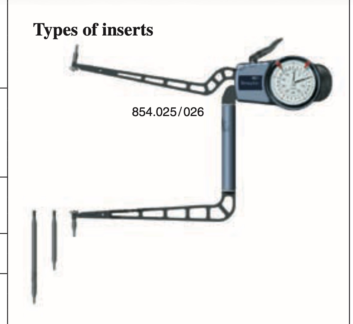 Krœplin invändigt mätinstrument Intertest typ H250