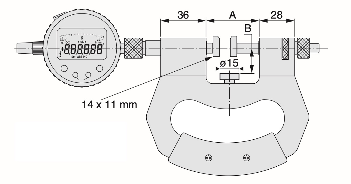 Tolerans-mikrometer 250-275 mm