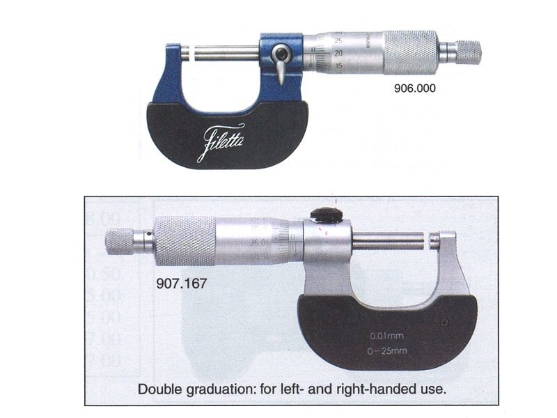 Digital mikrometer 50-75 mm vänster + höger