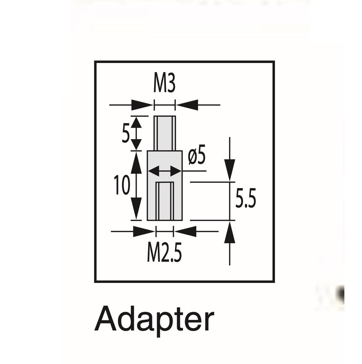 Mätbas djupskjutmått 500 mm