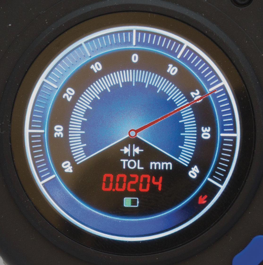Tolerans-mikrometer med digital mätklocka 50-75 mm