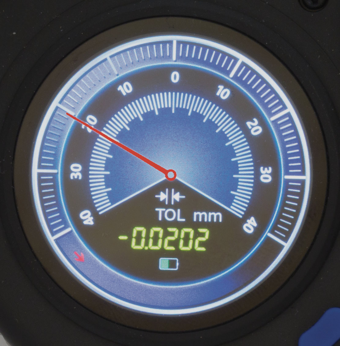 Tolerans-mikrometer med digital mätklocka 50-75 mm